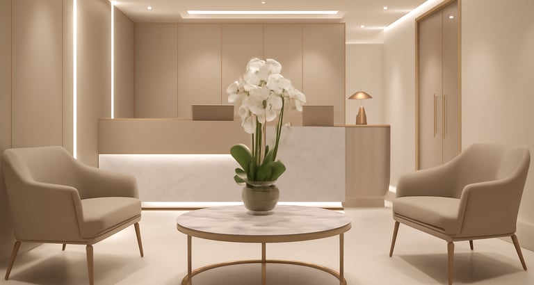 Uma imagem de uma clínica médica