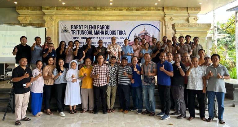 Rapat Pleno DPP - DKP Paroki Tuka Bali