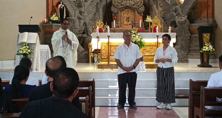 RP. Gabriel Madja, SVD Pastor Rekan Paroki Tritunggal Mahakudus Tuka Bali