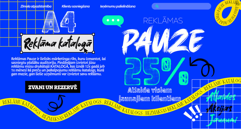 Reklāmas iespējas drukātā katalogā - uzņēmumu mārketinga rīks.