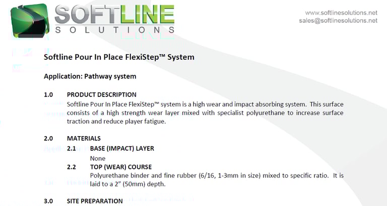 Terraflex specification