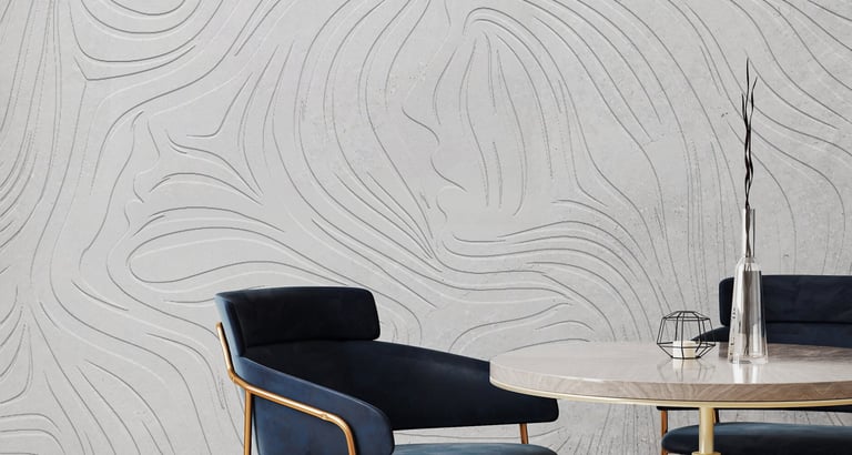 Paintable Dimense textured wall decor for interiors