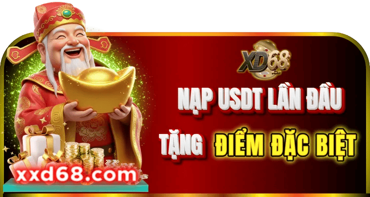 Hướng dẫn chi tiết cách nhận thưởng nạp USDT tại XD68.