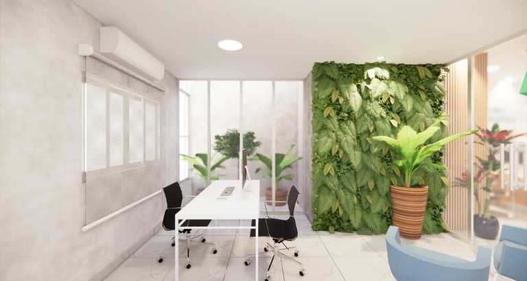 sala de administração e diretoria de clinicas 