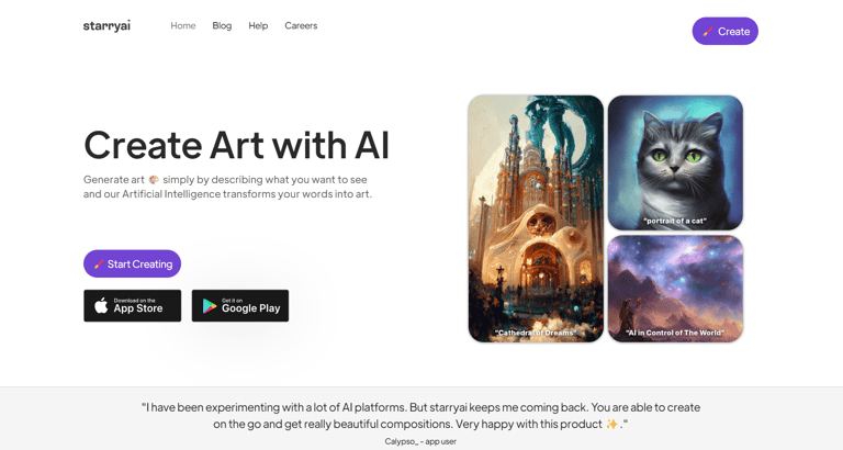 StarryAI: Artistic Magic in Your Pocket