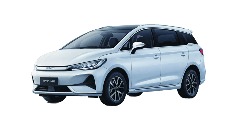 BYD M6 Gresik MPV listrik – tampilan depan Surabaya Jawa Timur