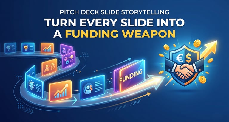 Pitch Deck Slide Storytelling: Turn Every Slide Into a Funding Weapon