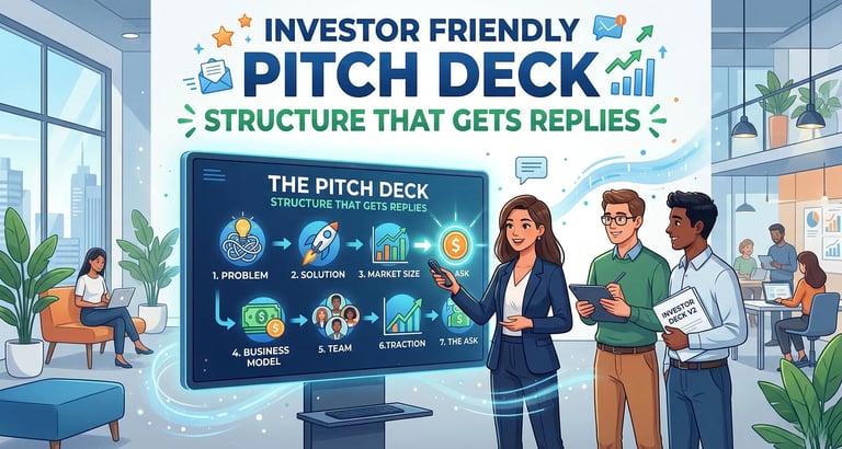 Investor Friendly Pitch Deck: Structure That Gets Replies