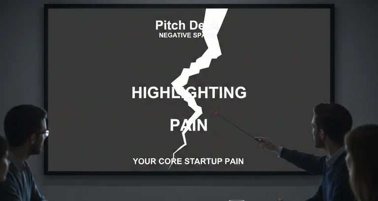 Pitch Deck Negative Space: Highlighting Your Core Startup Pain