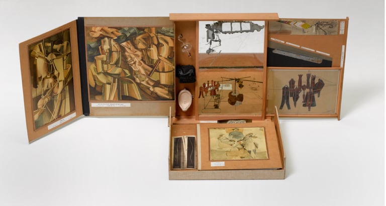 La Boîte-en-valise (Série C) 1936-1941, ©Centre Pompidou achat, 1964 Cabinet d'art graphique