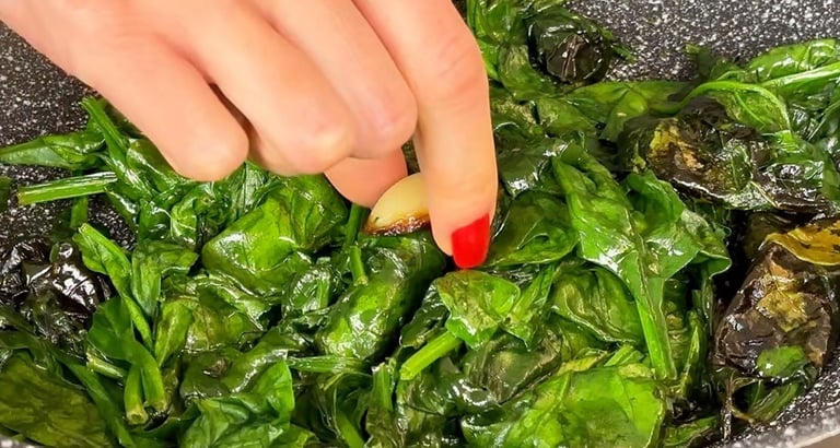 Cuoci gli spinaci