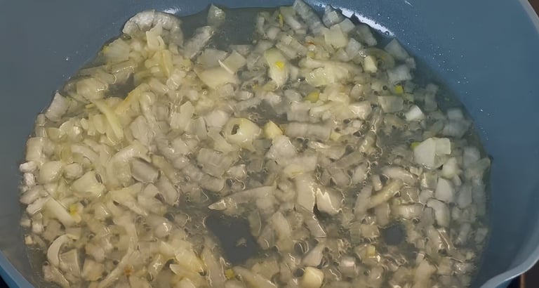 Prepara la base del risotto