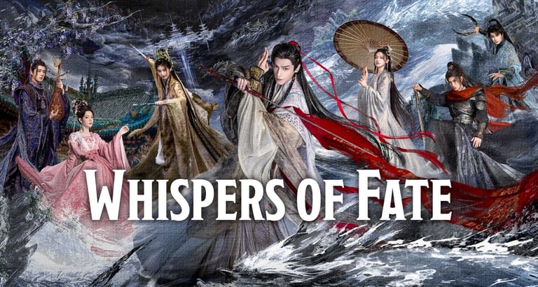Whispers of Fate, Sussurros do Destino C-drama, C-drama 2025, doramas chineses de época, DoramaLand