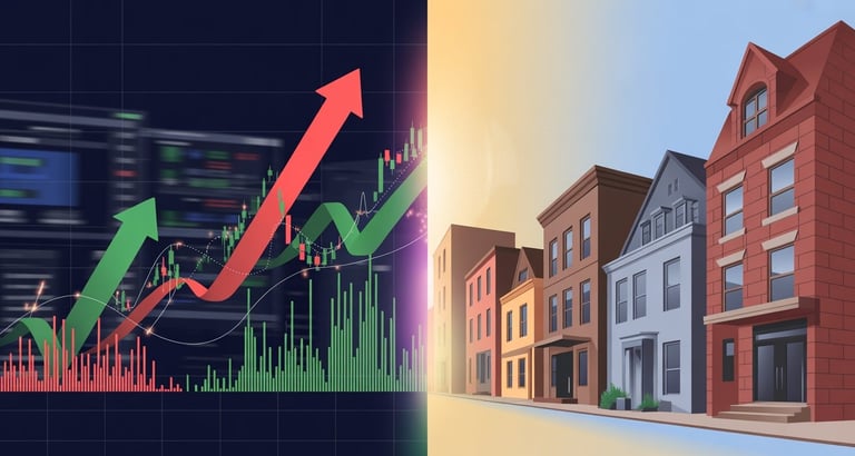 Wealth creation options: stock market, investing vs real estate.