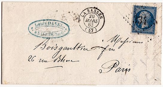 Losange Gros Chiffres 334 et type 15.