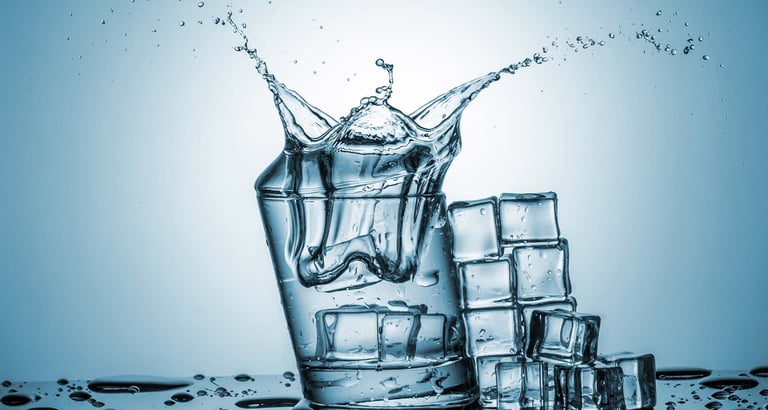 vaso de hielo