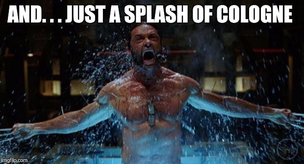 wolverine cologne meme