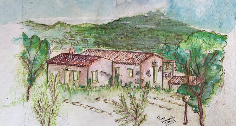 Dipinto dell' Agriturismo Agrisole vicino Olbia e Porto Rotondo