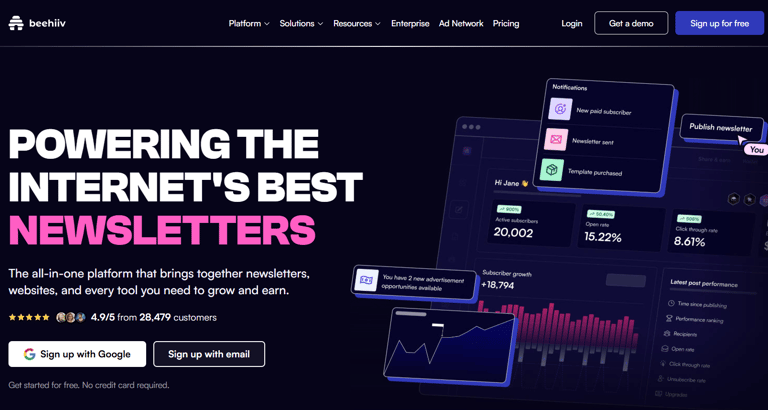 Beehiiv Best Free Email Marketing Tool Review