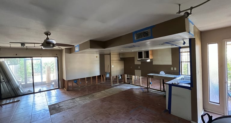 Kitchen remodeling before and after Scottsdale Arizona renovation