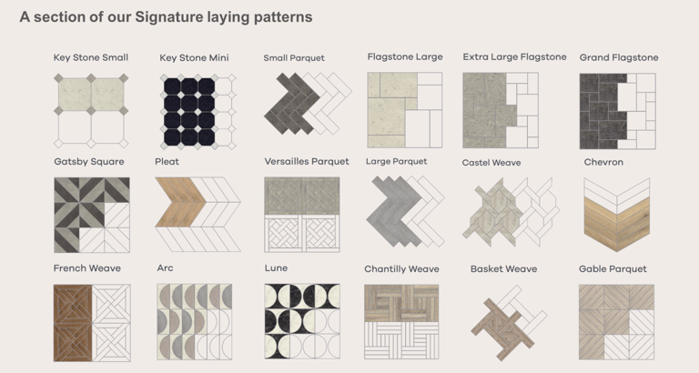 Amtico Signature vinilinių grindų dizainai