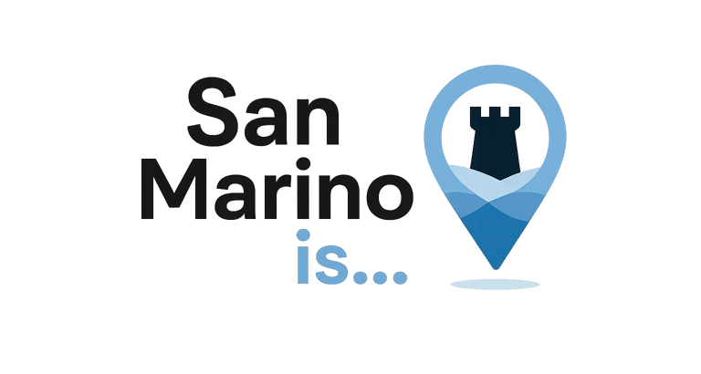 Logo of "San Marino Is..", a travel guide about San Marino