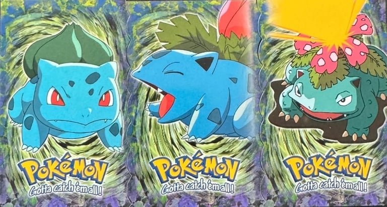 E1 E3 Die Cut Embossed Topps Pokémon The FIrst Movie