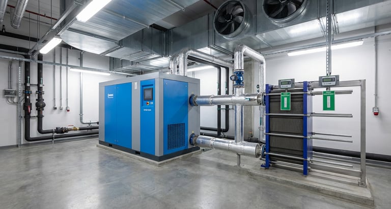 air compressor heat recovery system improving energy efficiency