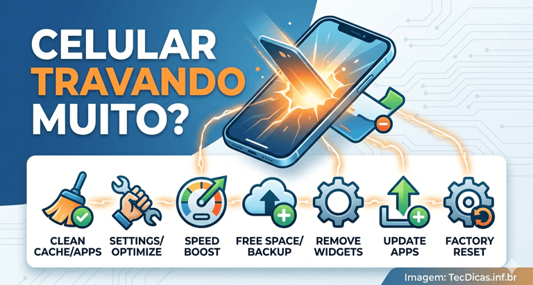 Celular travando muito? 7 soluções que realmente funcionam 