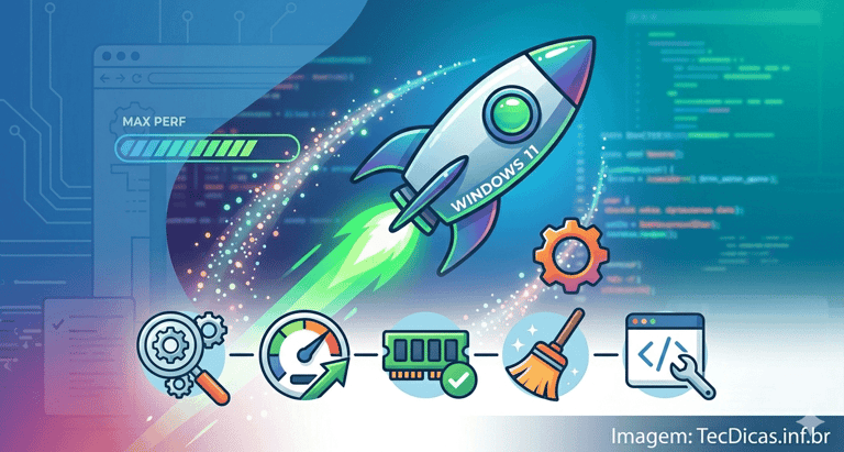 Windows 11 Lento? 5 Ajustes Simples que Devolvem a Velocidade ao seu PC