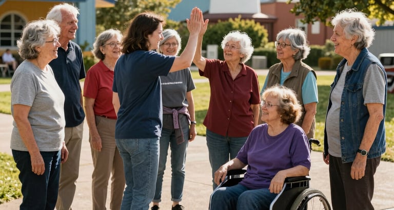 two man laughing at each other