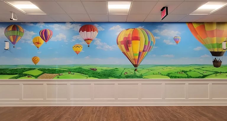 bespoke mural by marcine in warren nj