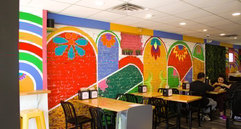 Bespoke Mural for a restaurant in Somerville, NJ
