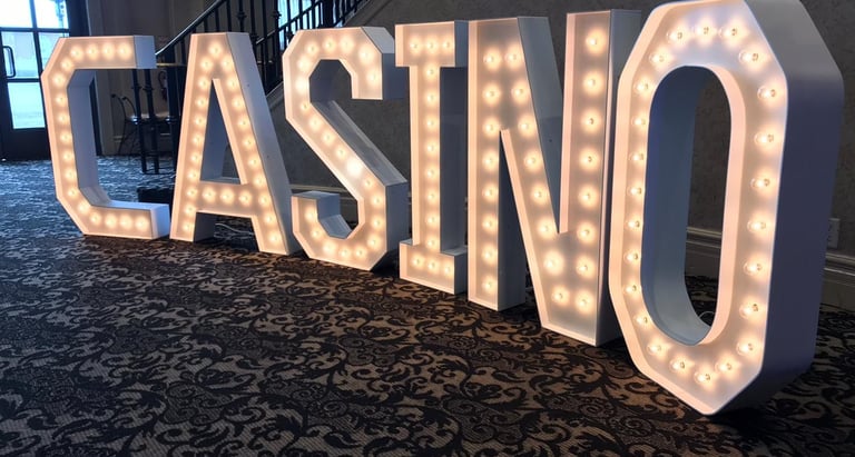 LED Casino Sign