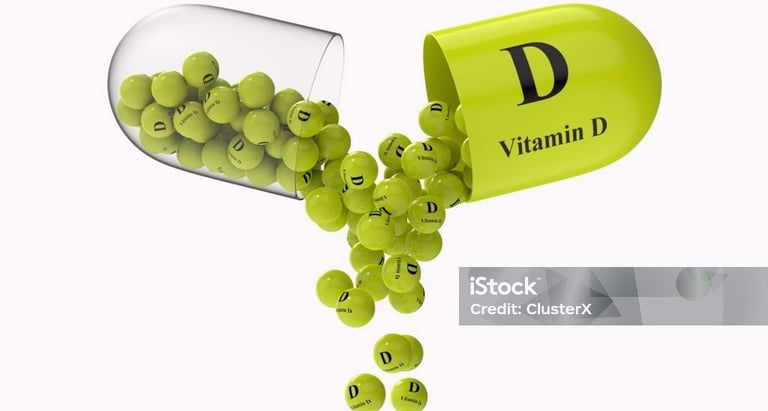 a bottle of vitamin d