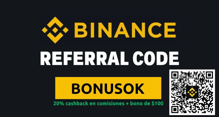 Código de referido Binance 2025: BONUSOK
