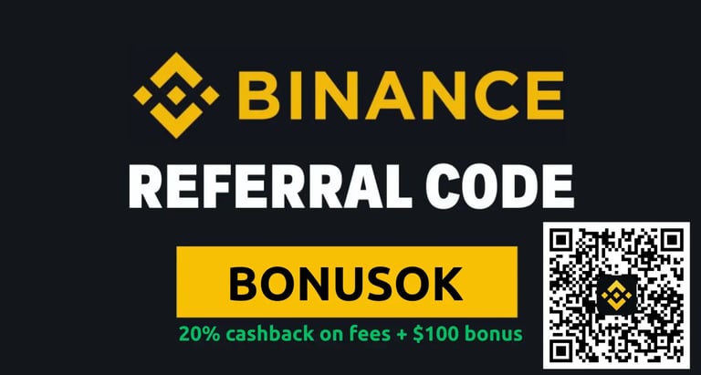 Binance referral ID code 2025: BONUSOK