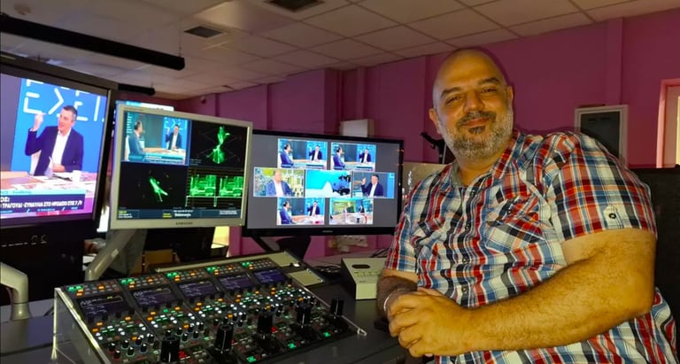 Κωνσταντίνος Κλάδος, ΕΡΤ, Συνδέσεις, Ρύθμιση εικόνας