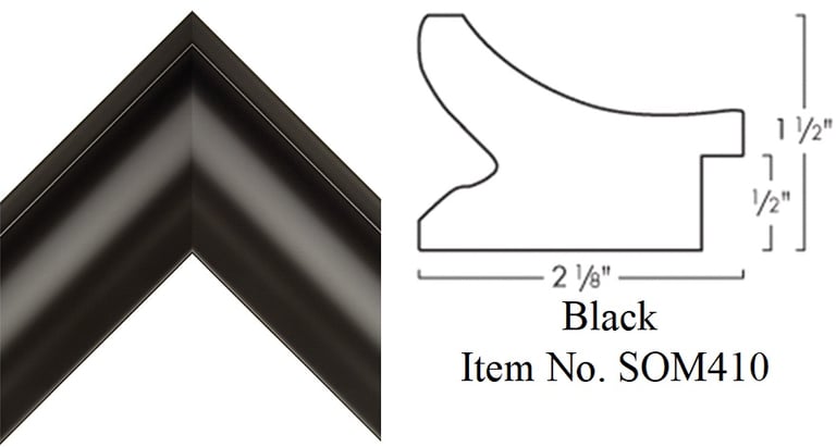 Black Picture Frame Item No. SOM410
