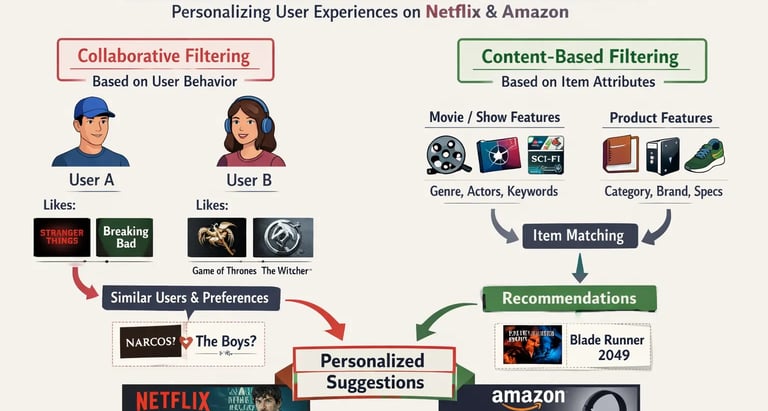 How Recommendation Systems Work (Netflix & Amazon Style)