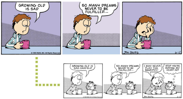 Garfield Minus Garfield - Sadder With or Without the Cat?