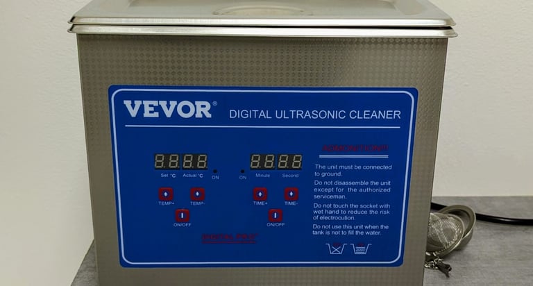 bac a ultrasons pour l'hygiène