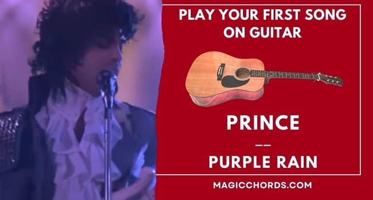 Guitar lesson: Prince - Purple Rain chords