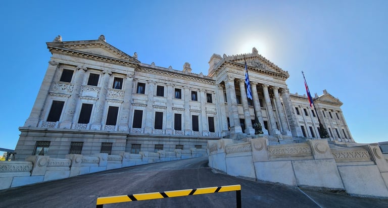 Uruguay's Parliament in Montevideo