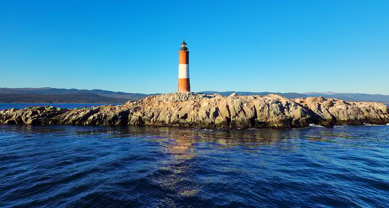 Lighthouse and Island at the end of the World, Beagle Channel