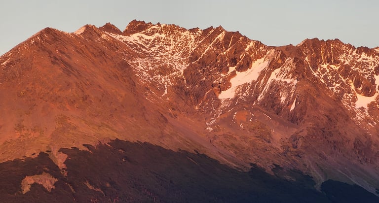 Mountains above Ushuaia, Argentina