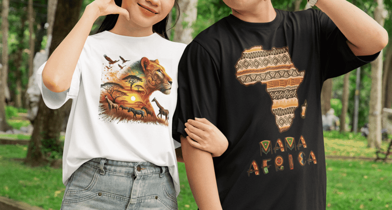 Camiseta oversized em puro algodão, confortável e estilosa, com estampa colorida e mensagem marcante