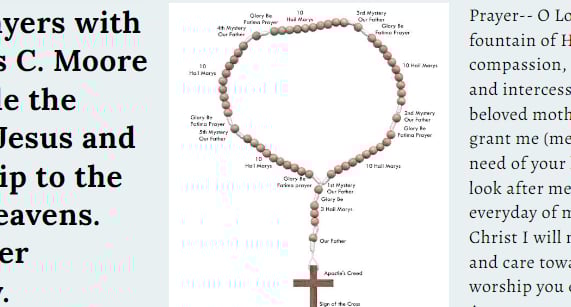 THE HOLY ROSARY