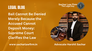 Bail Cannot Be Denied Merely Because the Accused Cannot Deposit Money: Supreme Court Clarifies the Law
