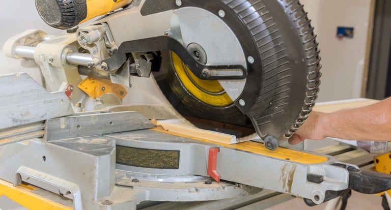 Different baseboard styles used in modern and traditional interiors.